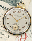 Patek Philippe - Patek Philippe Platinum and Gold Pocket Watch with Original Box and Papers - The Keystone Watches