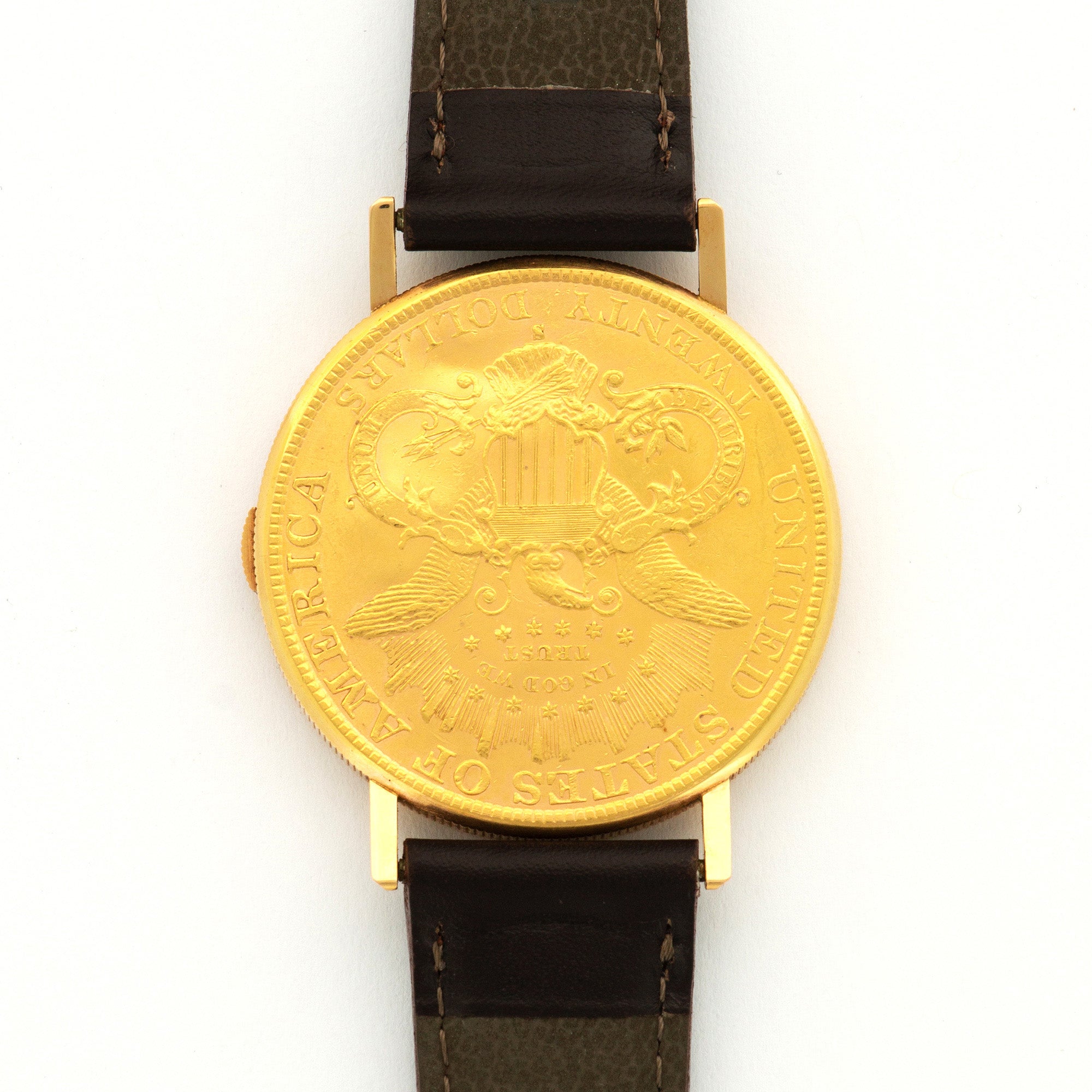 Audemars Piguet Yellow Gold Skeleton Coin Watch