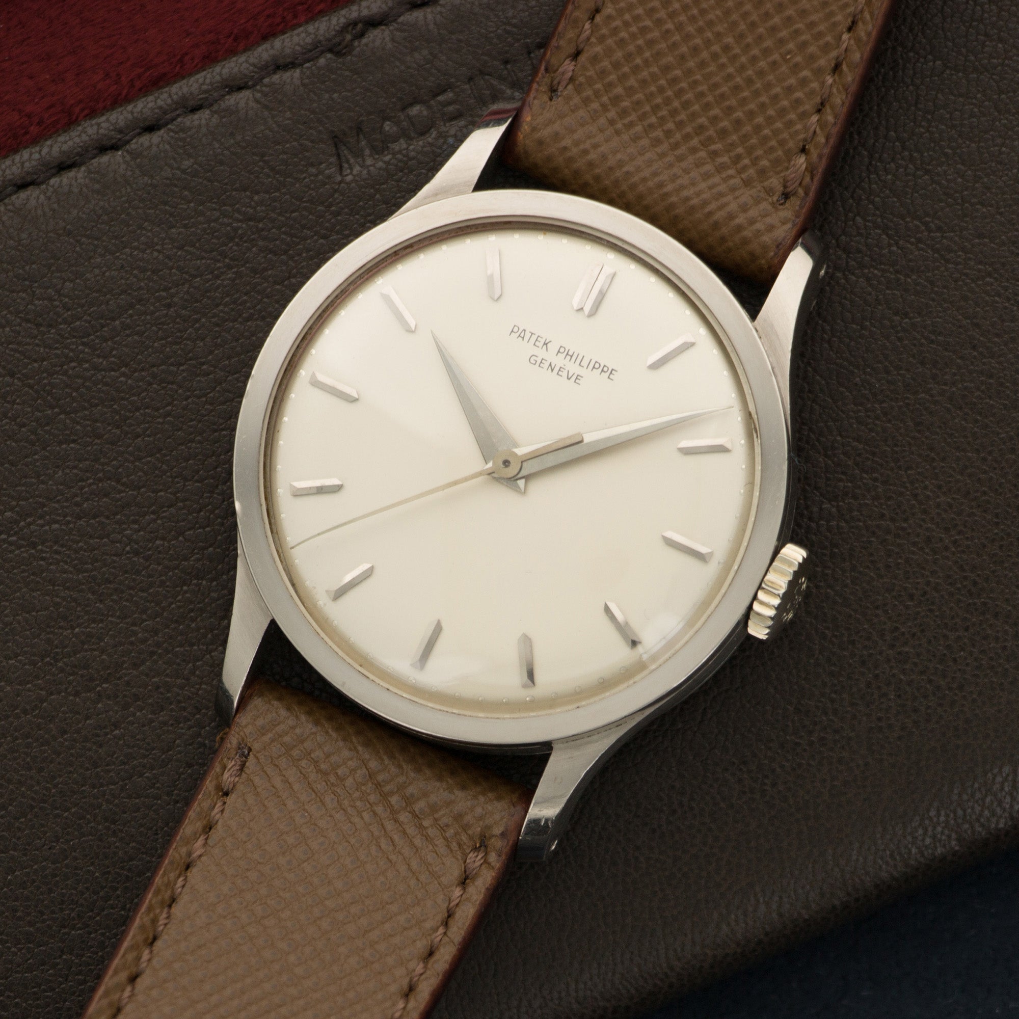 Patek Philippe - Patek Philippe White Gold Calatrava Watch Ref. 570 - The Keystone Watches