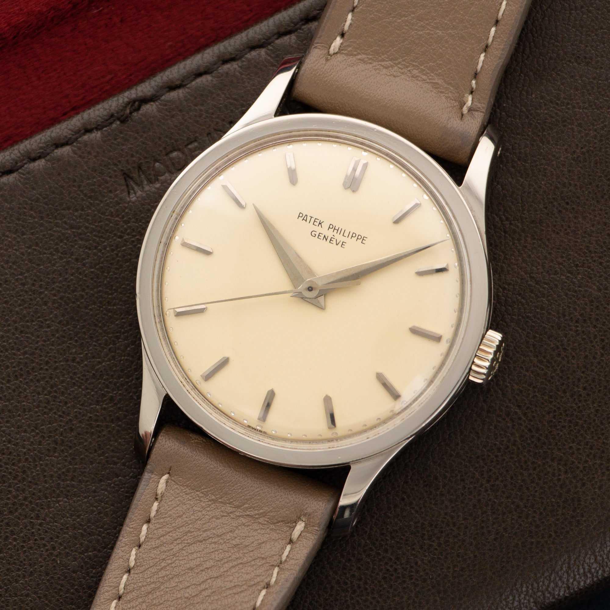 Patek Philippe - Patek Philippe White Gold Calatrava Watch Ref. 570 - The Keystone Watches