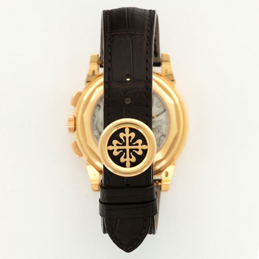Patek Philippe Rose Gold Perpetual Calendar Chrono Watch Ref. 5970