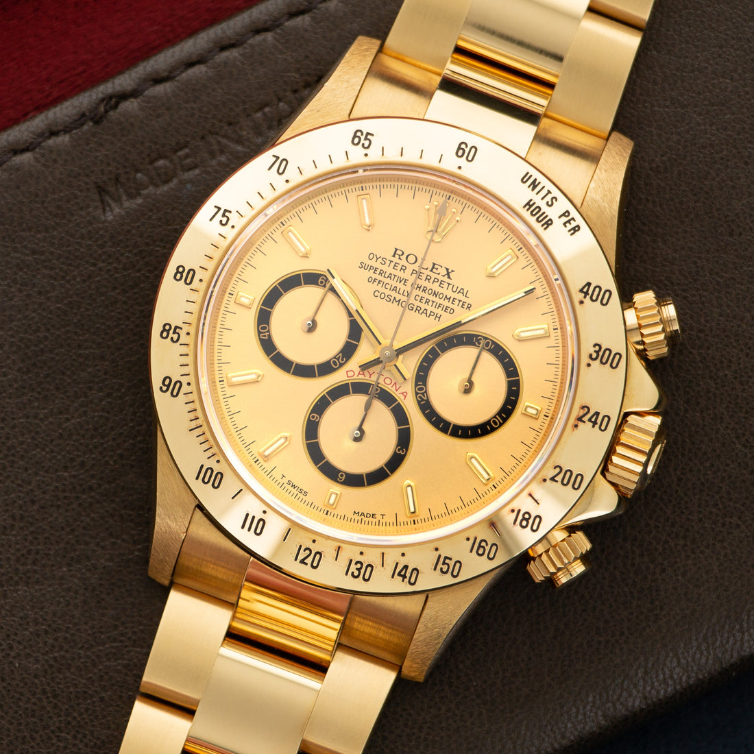 Rolex Yellow Gold Cosmograph Daytona Watch Ref. 16528