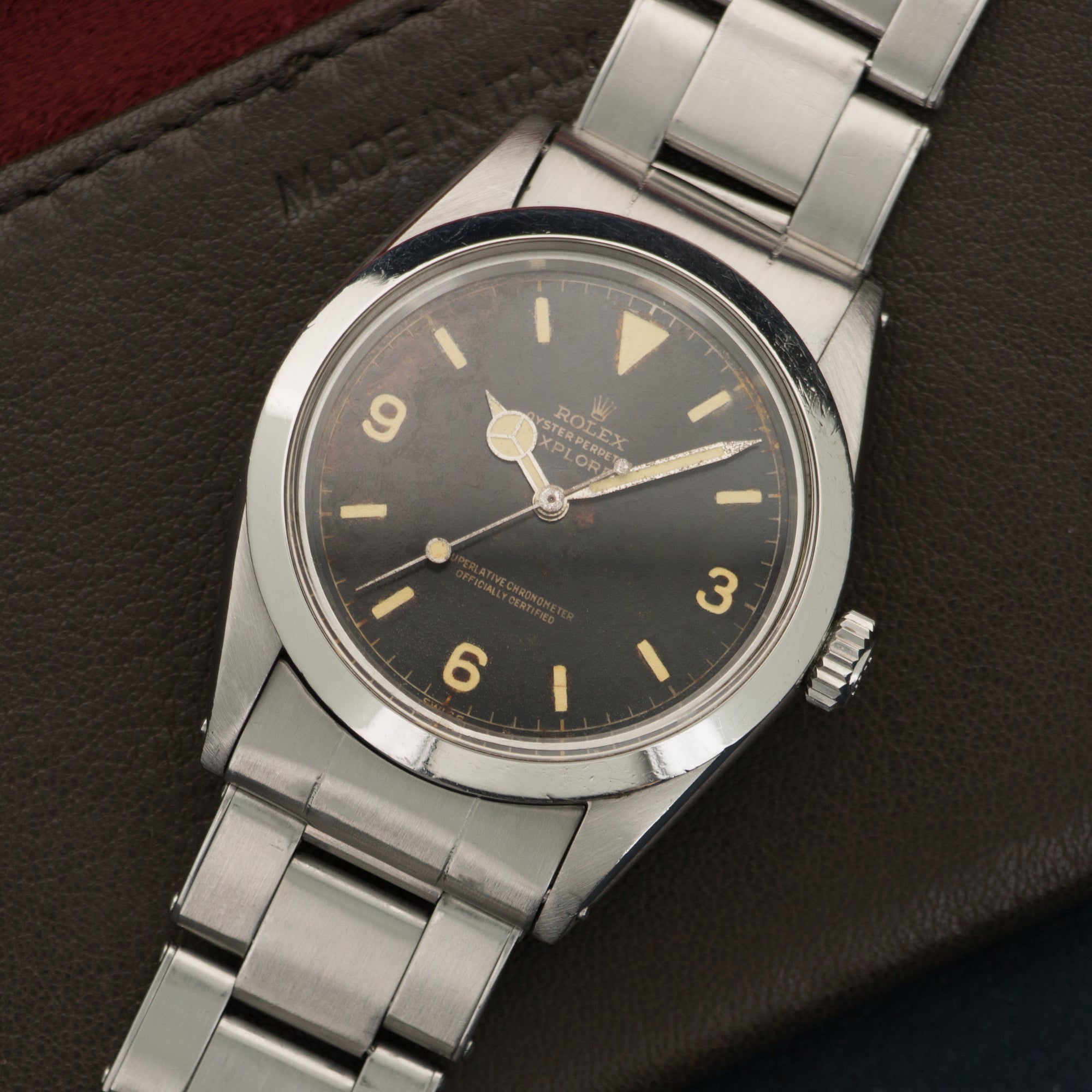 Rolex - Rolex Steel Explorer Gilt Chapter Ring Watch Ref. 1016 - The Keystone Watches