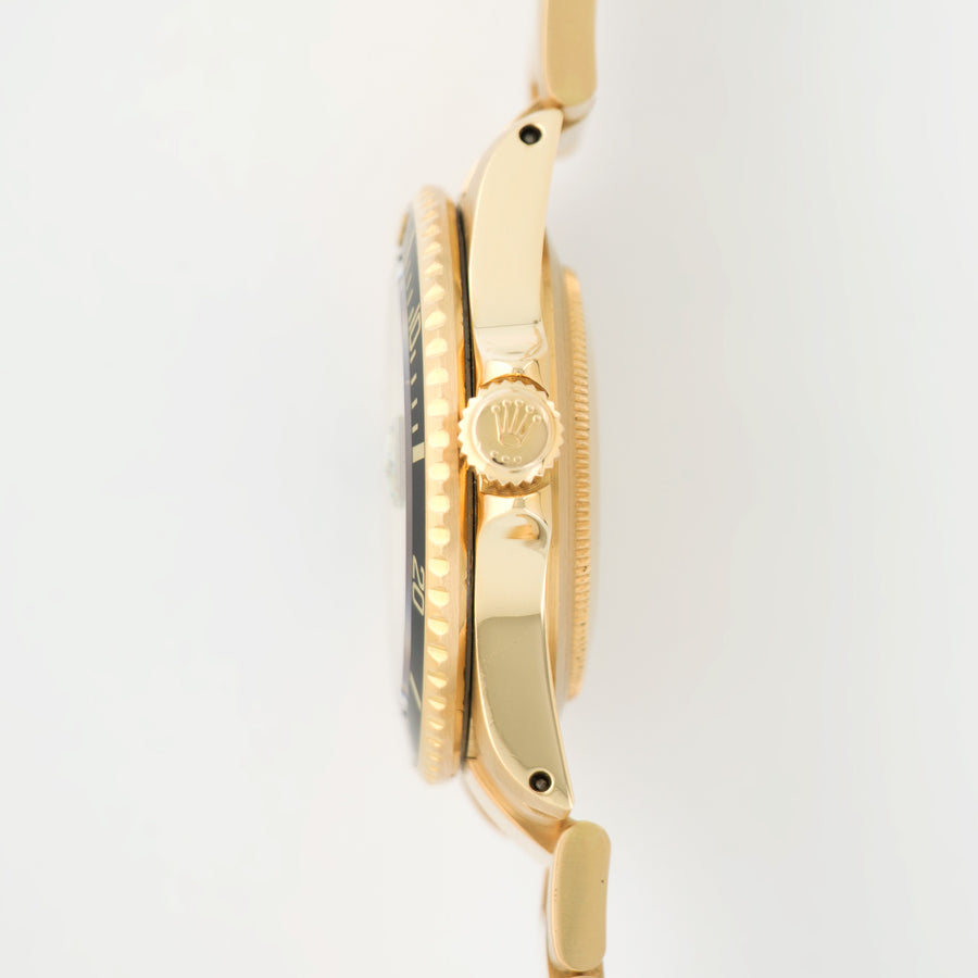 Rolex Yellow Gold Submariner Watch Ref. 16618