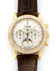 Patek Philippe - Patek Philippe Yellow Gold Perpetual Calendar Chrono Baguette Watch Ref. 3990 - The Keystone Watches