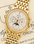 Patek Philippe - Patek Philippe Yellow Gold 2nd Series Perpetual Calendar Chrono Watch Ref. 3970 - The Keystone Watches