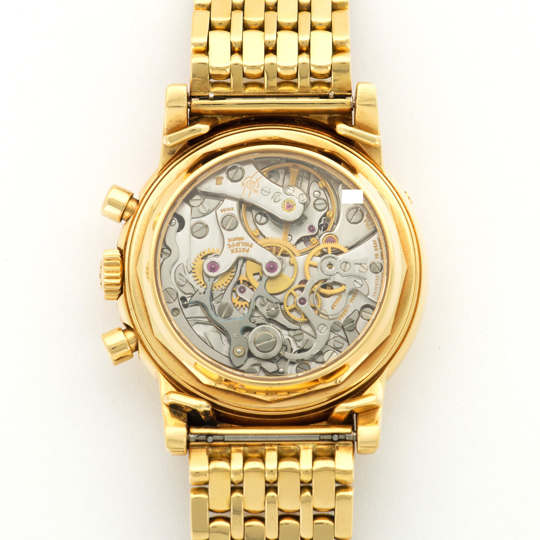 Patek Philippe Yellow Gold 2nd Series Perpetual Calendar Chrono Watch Ref. 3970