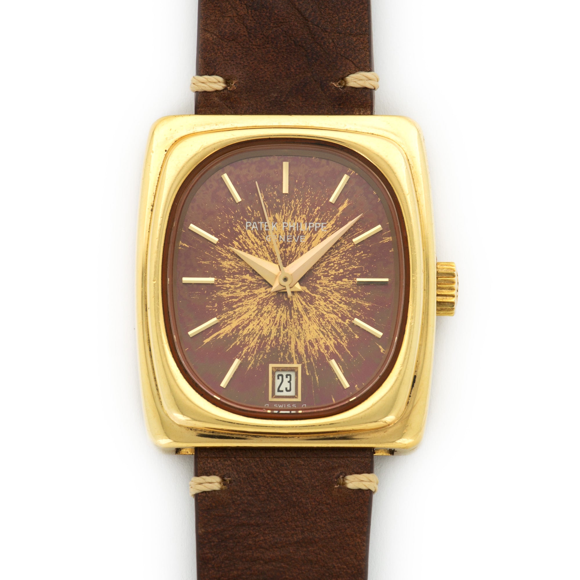 Patek Philippe - Patek Philippe Yellow Gold Starburst Beta Quartz Watch Ref. 3603 - The Keystone Watches