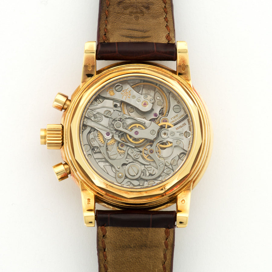 Patek Philippe Yellow Gold Perpetual Split Seconds Chrono Watch Ref. 5004