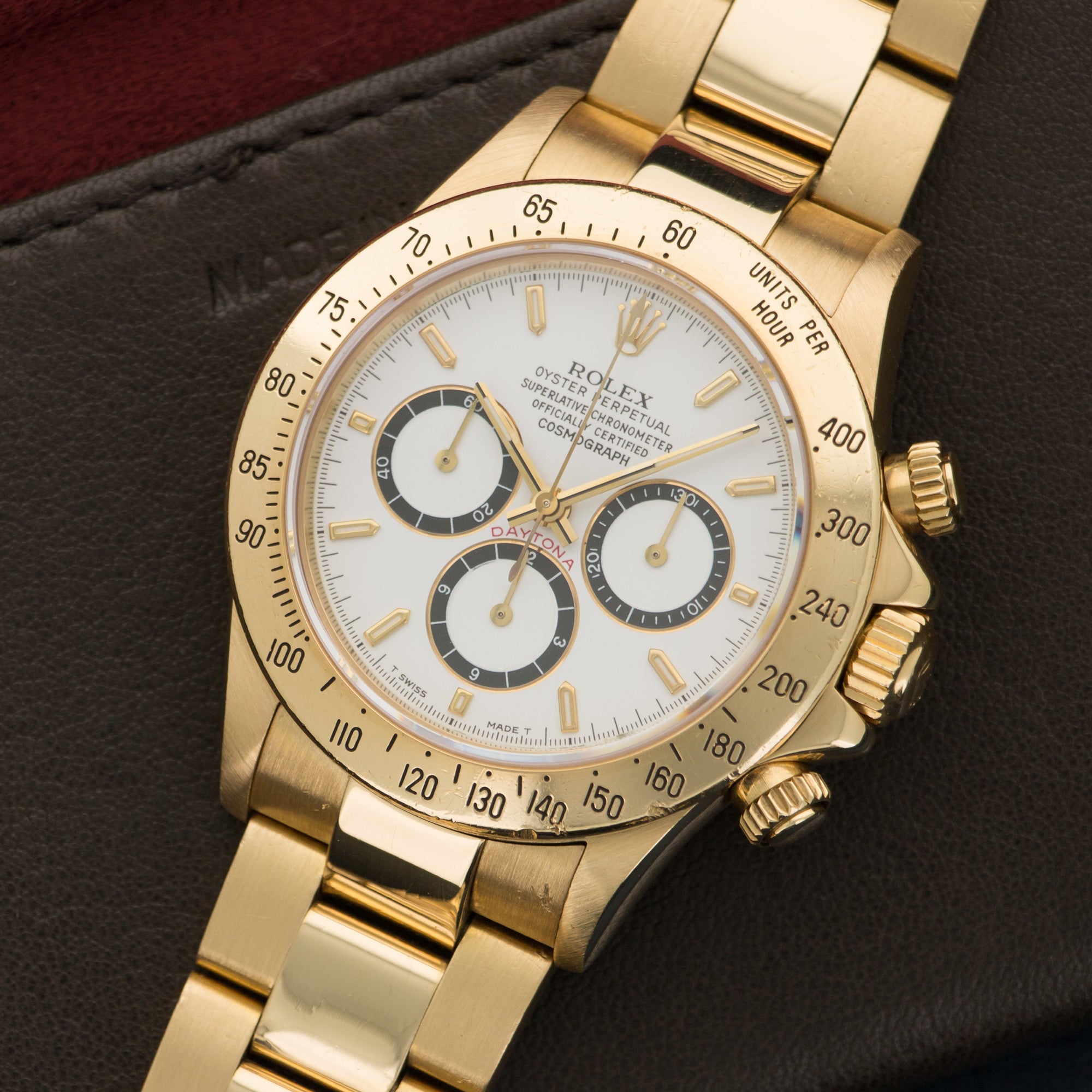 Rolex - Rolex Yellow Gold Daytona Zenith Watch Ref. 16528 - The Keystone Watches
