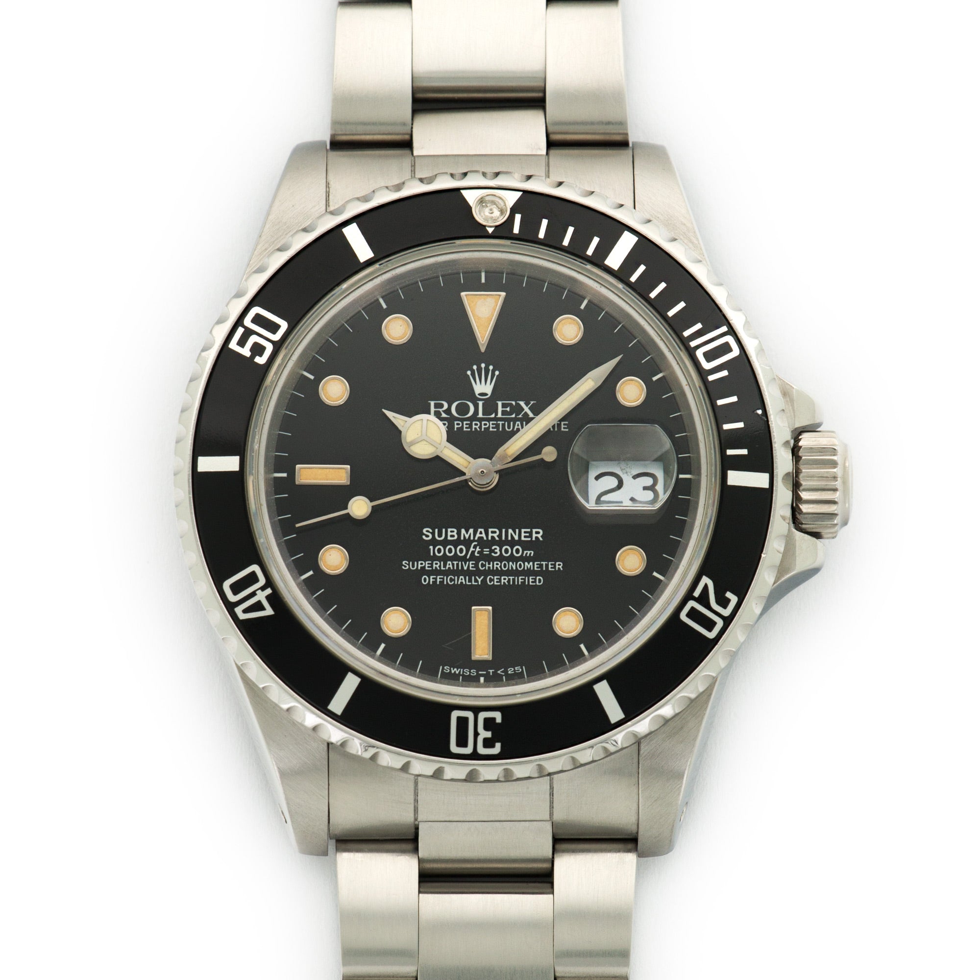 Rolex - Rolex Stainless Steel Submariner Watch Ref. 168000 - The Keystone Watches