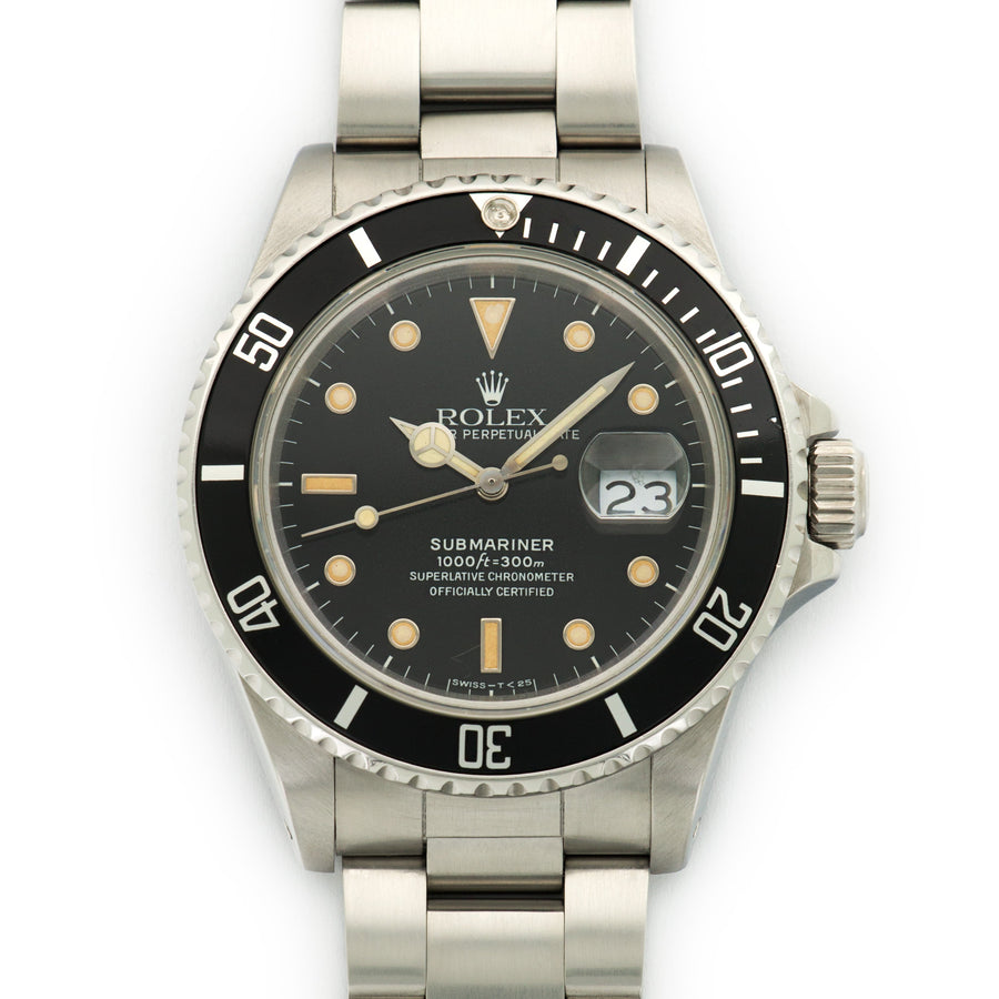 Rolex Stainless Steel Submariner Watch Ref. 168000