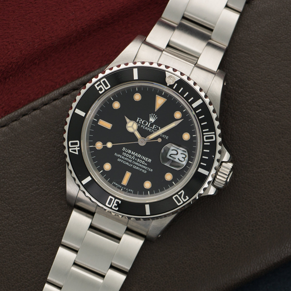 Rolex - Rolex Stainless Steel Submariner Watch Ref. 168000 - The Keystone Watches
