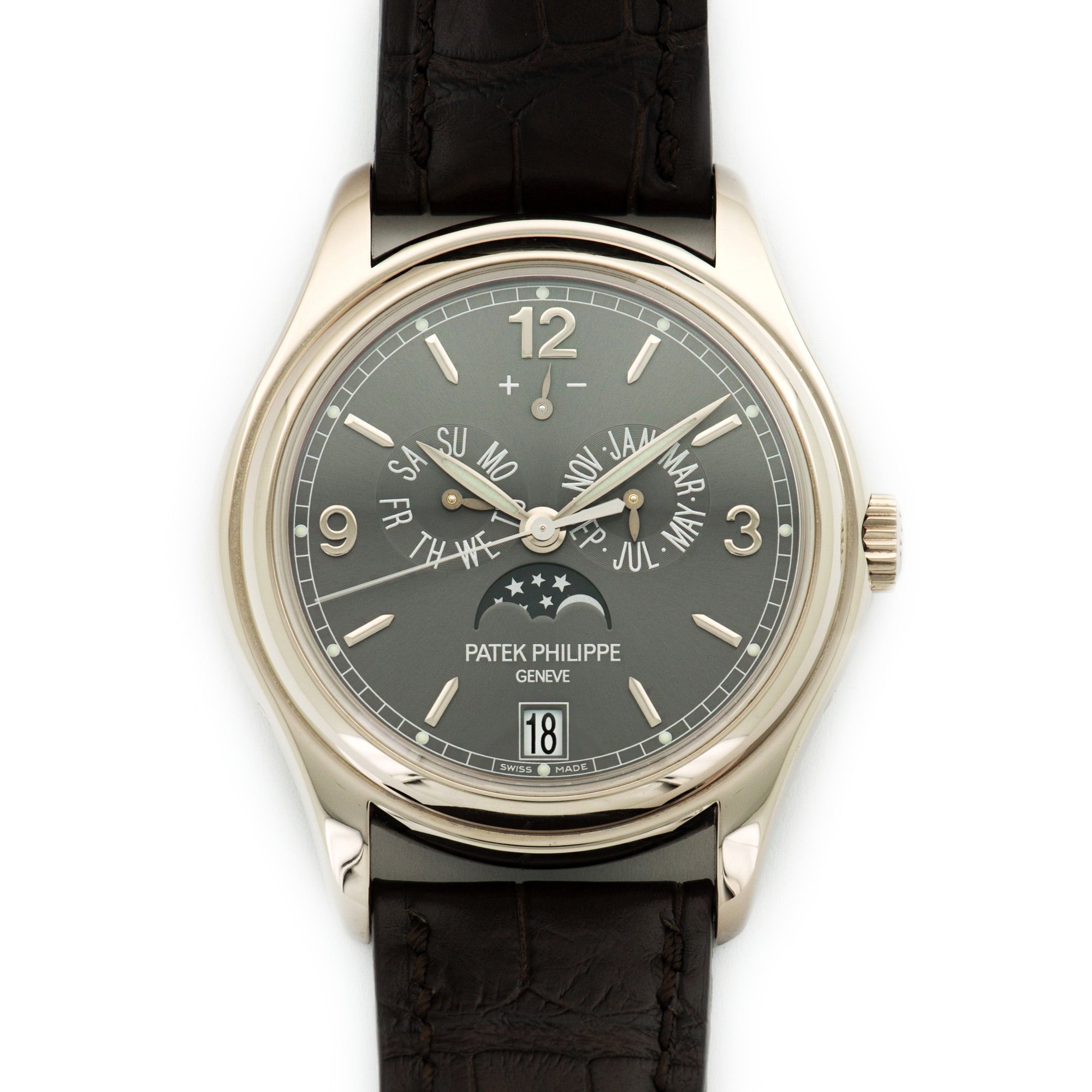 Patek Philippe - Patek Philippe White Gold Annual Calendar Watch Ref. 5146G - The Keystone Watches
