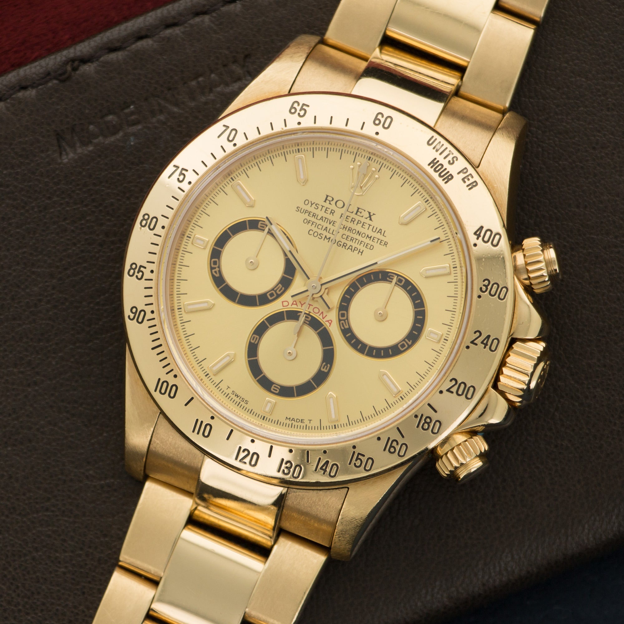 Rolex - Rolex Yellow Gold Daytona Cosmograph Zenith Watch Ref. 16528 - The Keystone Watches