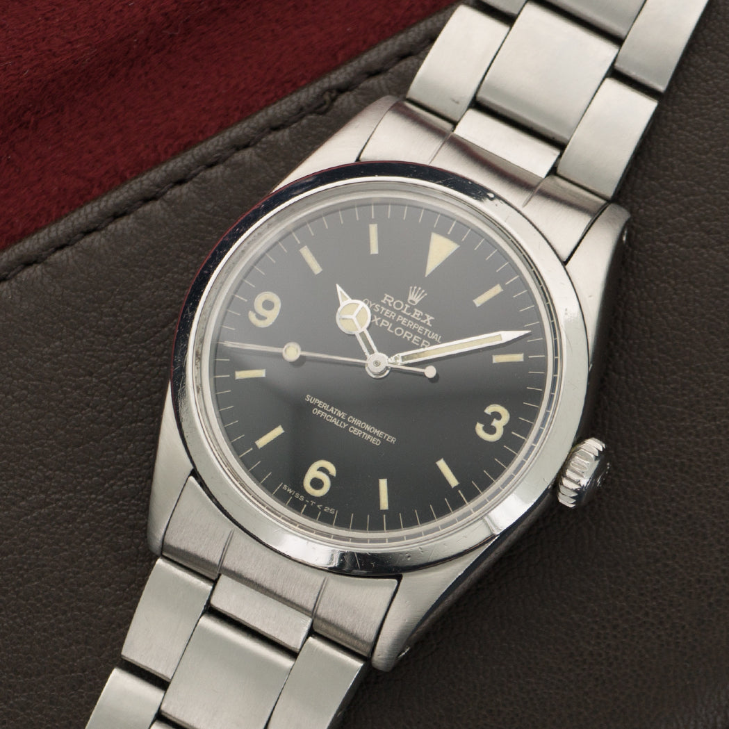 Rolex - Rolex Steel Explorer Gilt Dial Watch Ref. 1016 - The Keystone Watches