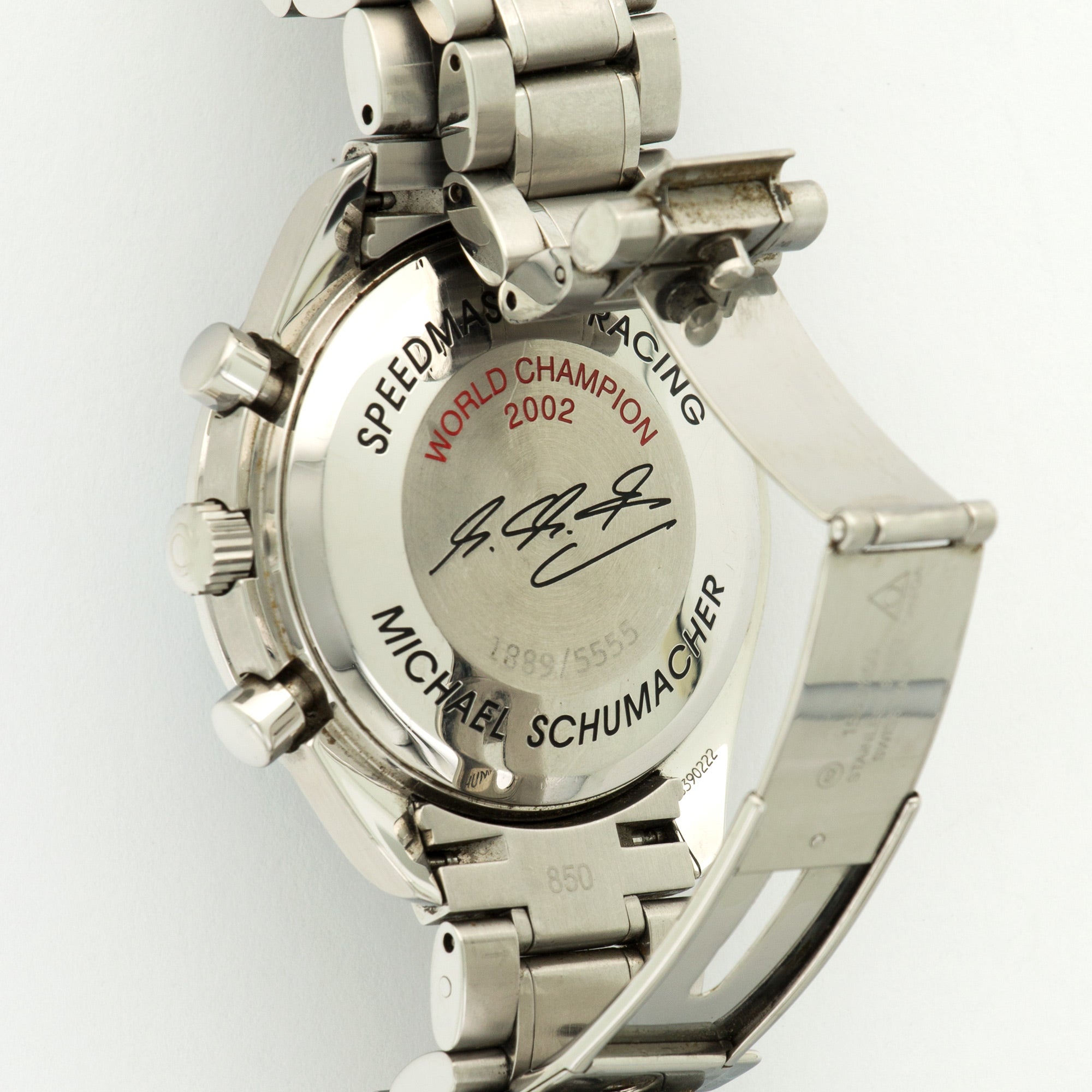 Omega - Omega Speedmaster Schumacher Chronograph Watch - The Keystone Watches