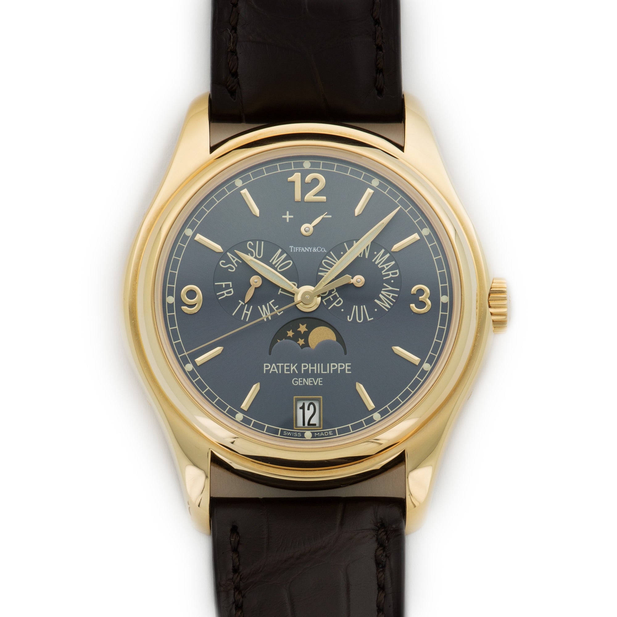 Patek Philippe - Patek Philippe Yellow Gold Annual Calendar Tiffany & Co Watch Ref. 5146J - The Keystone Watches