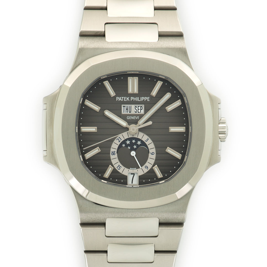 Patek Philippe Steel Nautilus Moonphase Watch Ref. 5726/1A