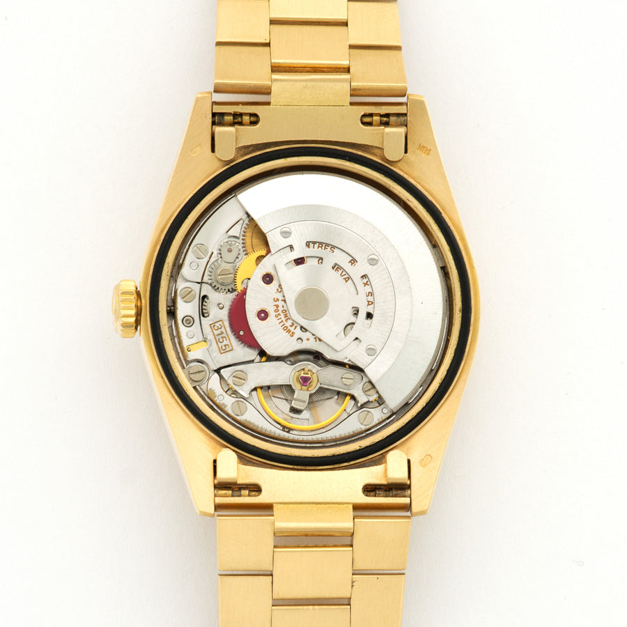 Rolex Yellow Gold Day-Date Bark Finish Watch Ref. 18248