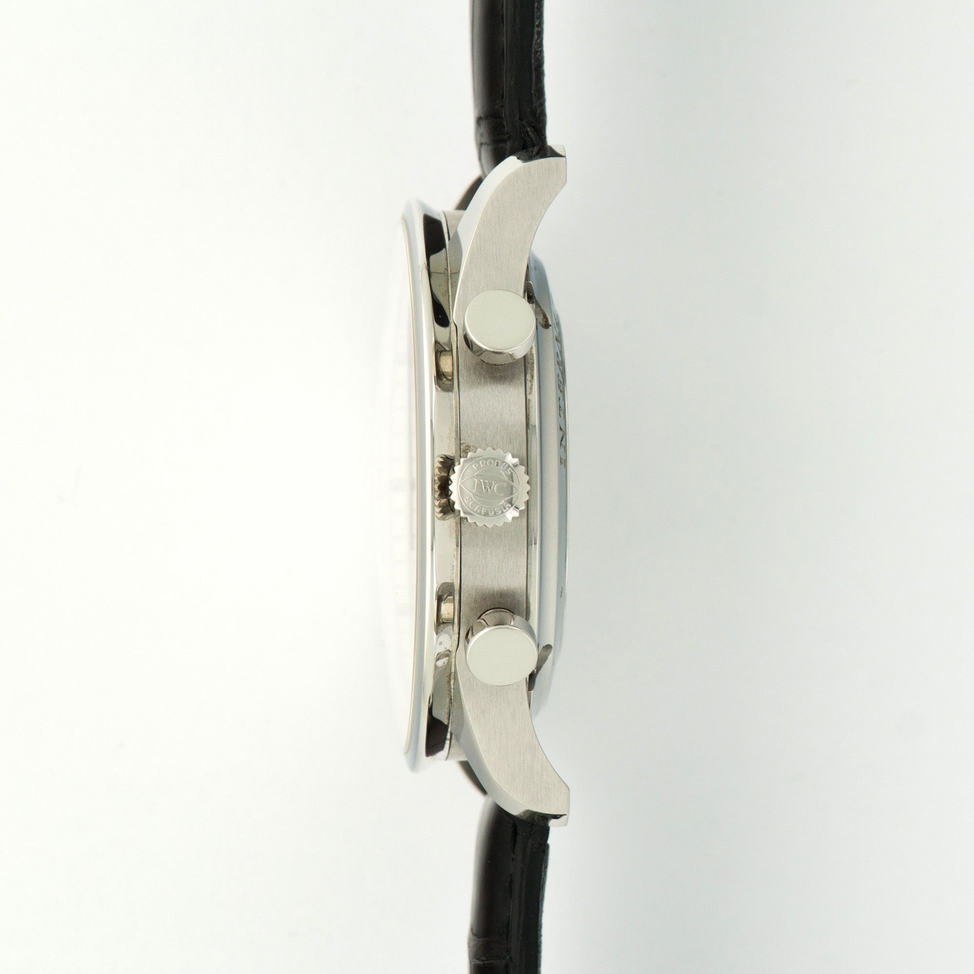 IWC - IWC Steel Portuguese Chronographon Strap Watch Ref. 3714 - The Keystone Watches