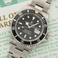 Rolex Stainless Steel Submariner Ref. 16610 with Papers