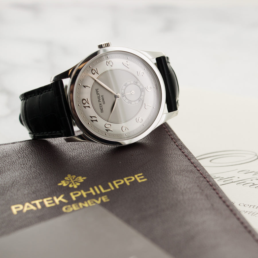 Patek Philippe Platinum Calatrava Watch Ref. 5196P
