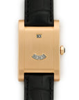 Cartier - Cartier Rose Gold Tank a Guichets Jump Hour Watch - The Keystone Watches