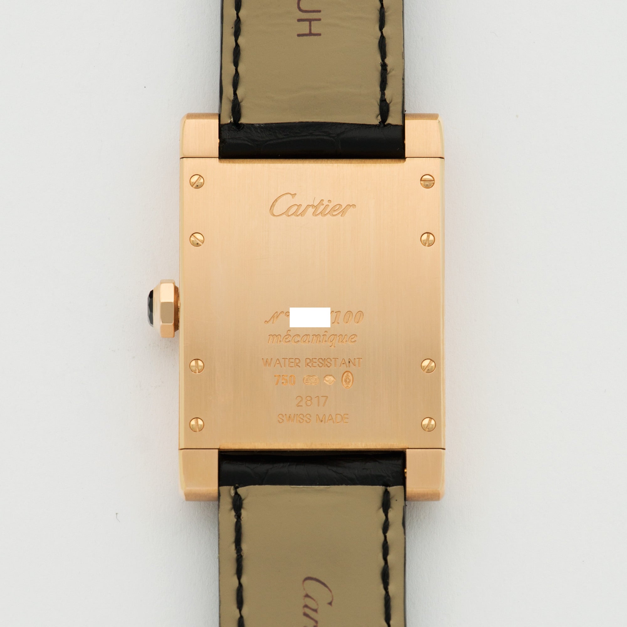 Cartier - Cartier Rose Gold Tank a Guichets Jump Hour Watch - The Keystone Watches