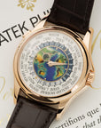 Patek Philippe - Patek Philippe Rose Gold World Time Cloisonne Watch Ref. 5131 - The Keystone Watches