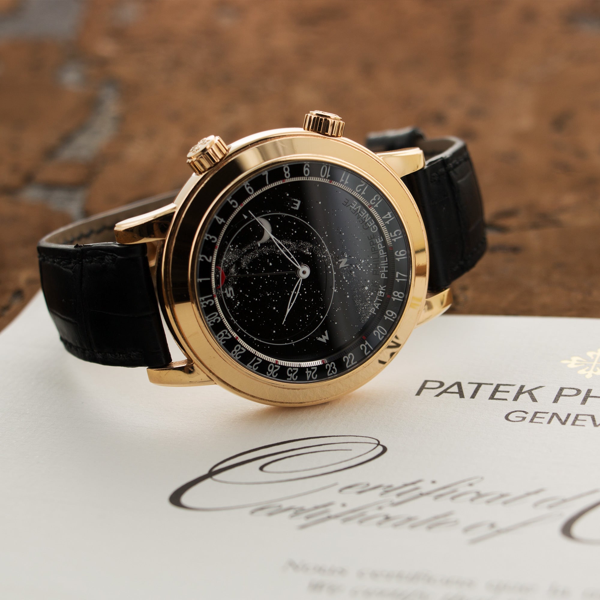 Patek Philippe - Patek Philippe Rose Gold Sky Moon Celestial Watch Ref. 6102 - The Keystone Watches