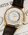 Patek Philippe - Patek Philippe Rose Gold World Time Watch Ref. 5130R - The Keystone Watches