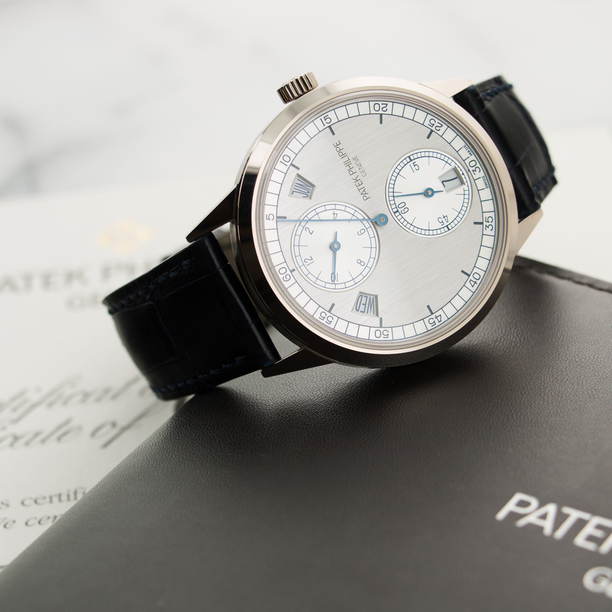 Patek Philippe - Patek Philippe White Gold Annual Calendar Regulator Watch Ref. 5235 - The Keystone Watches