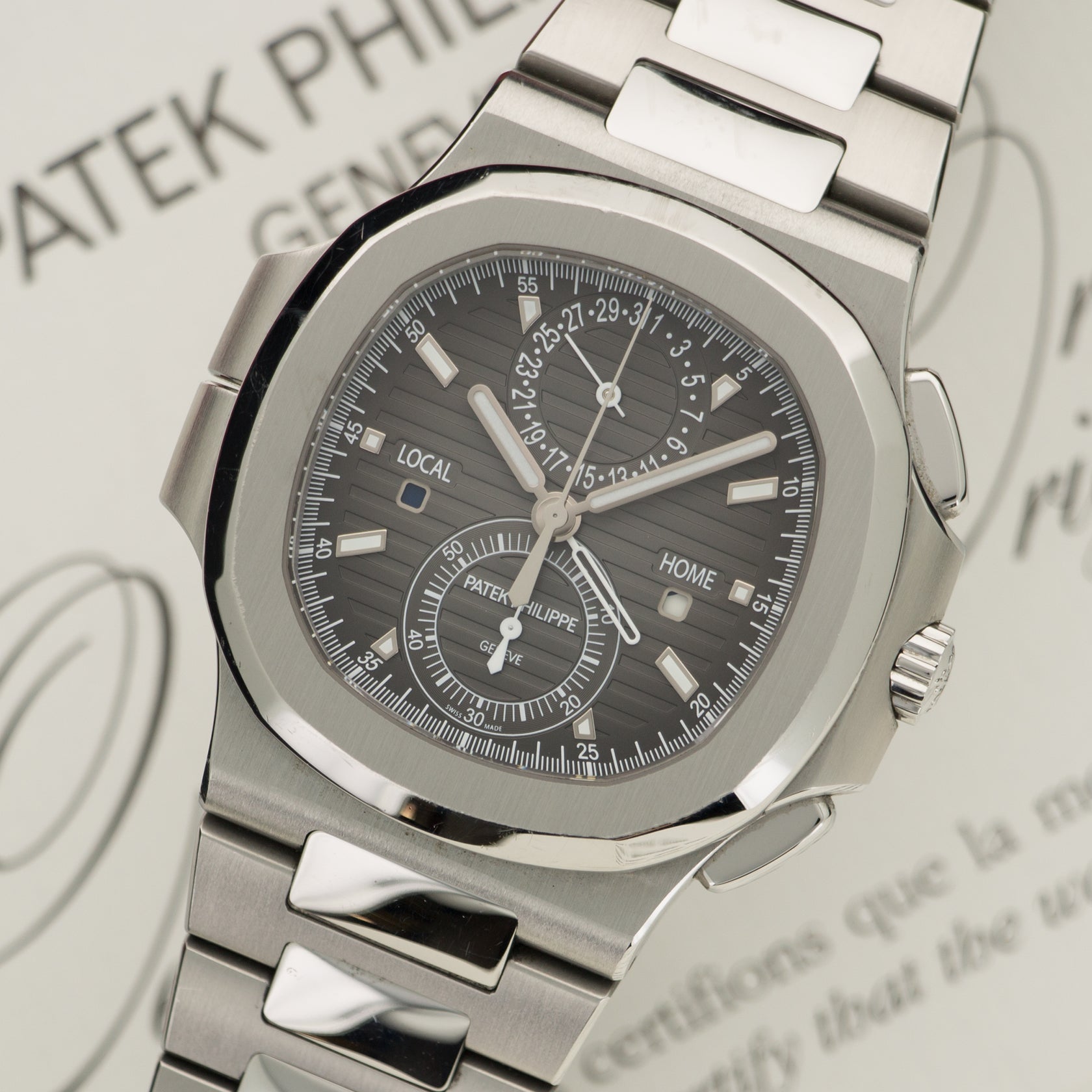 Patek Philippe Nautilus Chronograph 5990/1A Steel – The Keystone Watches