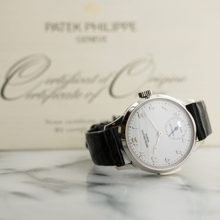 Patek Philippe Platinum Minute Repeating Tourbillon Watch Ref. 3939