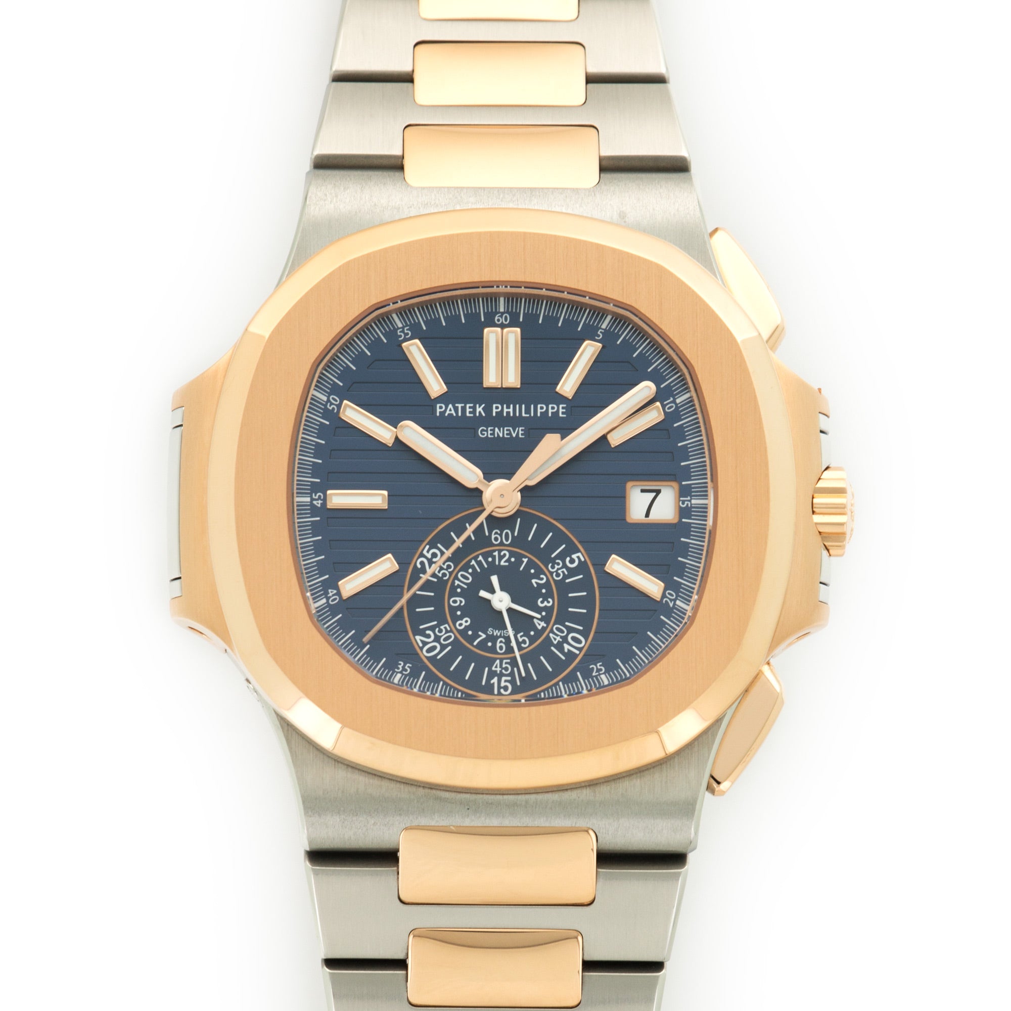 Patek Philippe - Patek Philippe Two-Tone Rose Gold Nautilus Chronograph Watch Ref. 5980 - The Keystone Watches