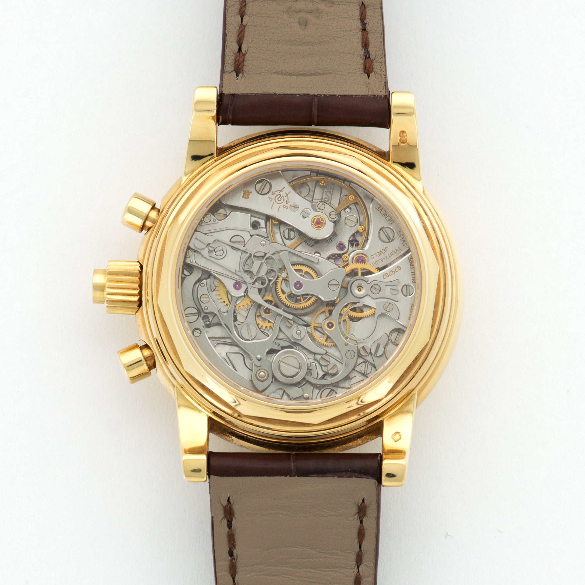 Patek Philippe - Patek Philippe Yellow Gold Perpetual Calendar Split Seconds Watch Ref. 5004J - The Keystone Watches