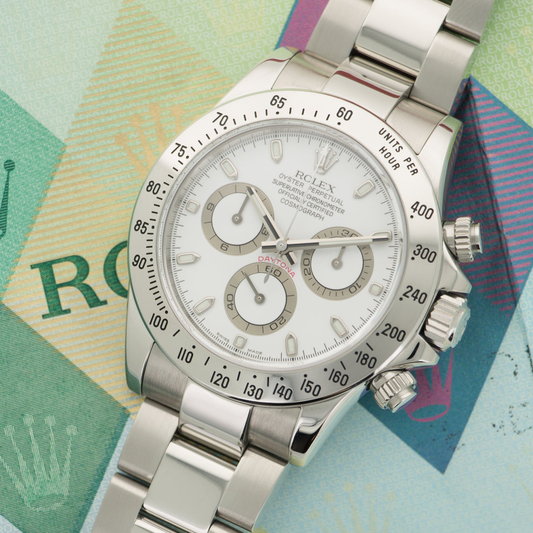 Rolex Stainless Steel Cosmograph Daytona Watch Ref. 116520