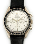 Omega White Gold Speedmaster Apollo XI Watch