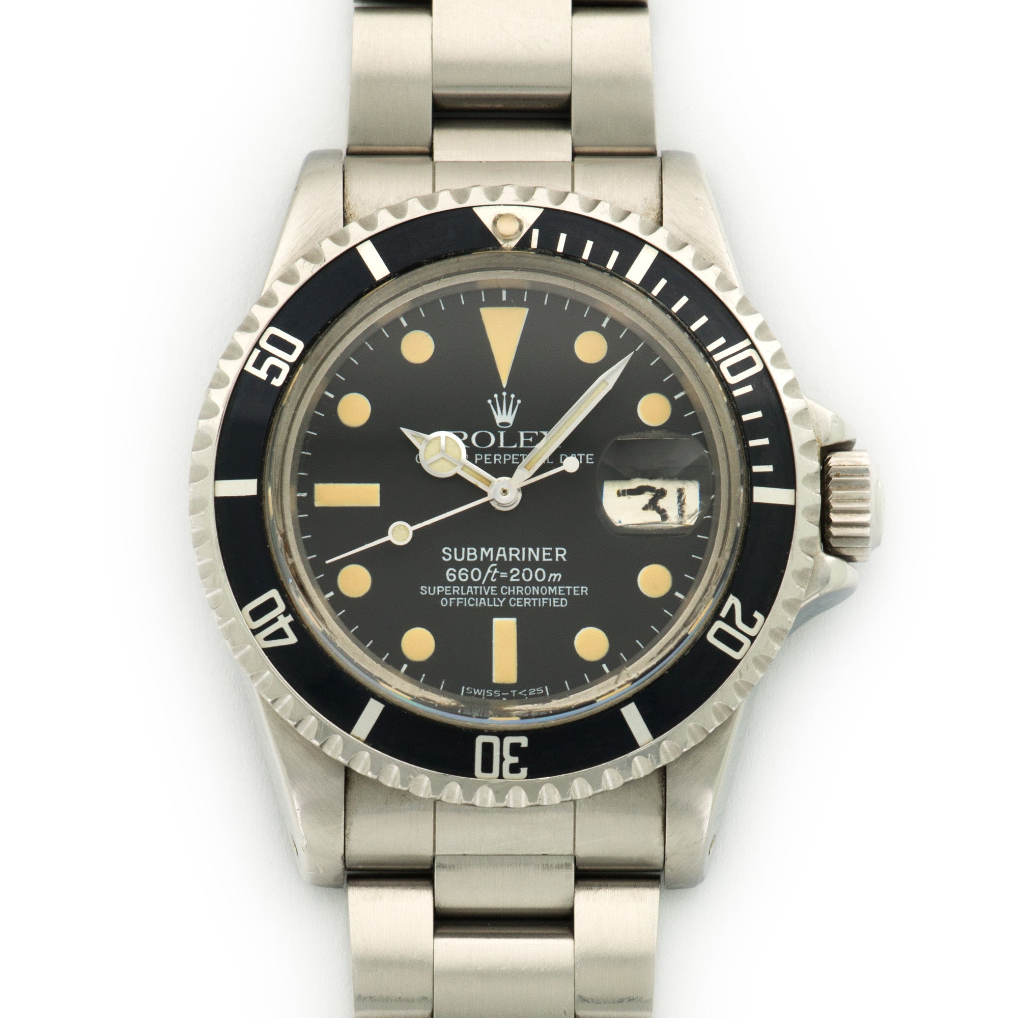 Rolex - Rolex Steel Submariner Watch Ref. 1680 with Paper - The Keystone Watches