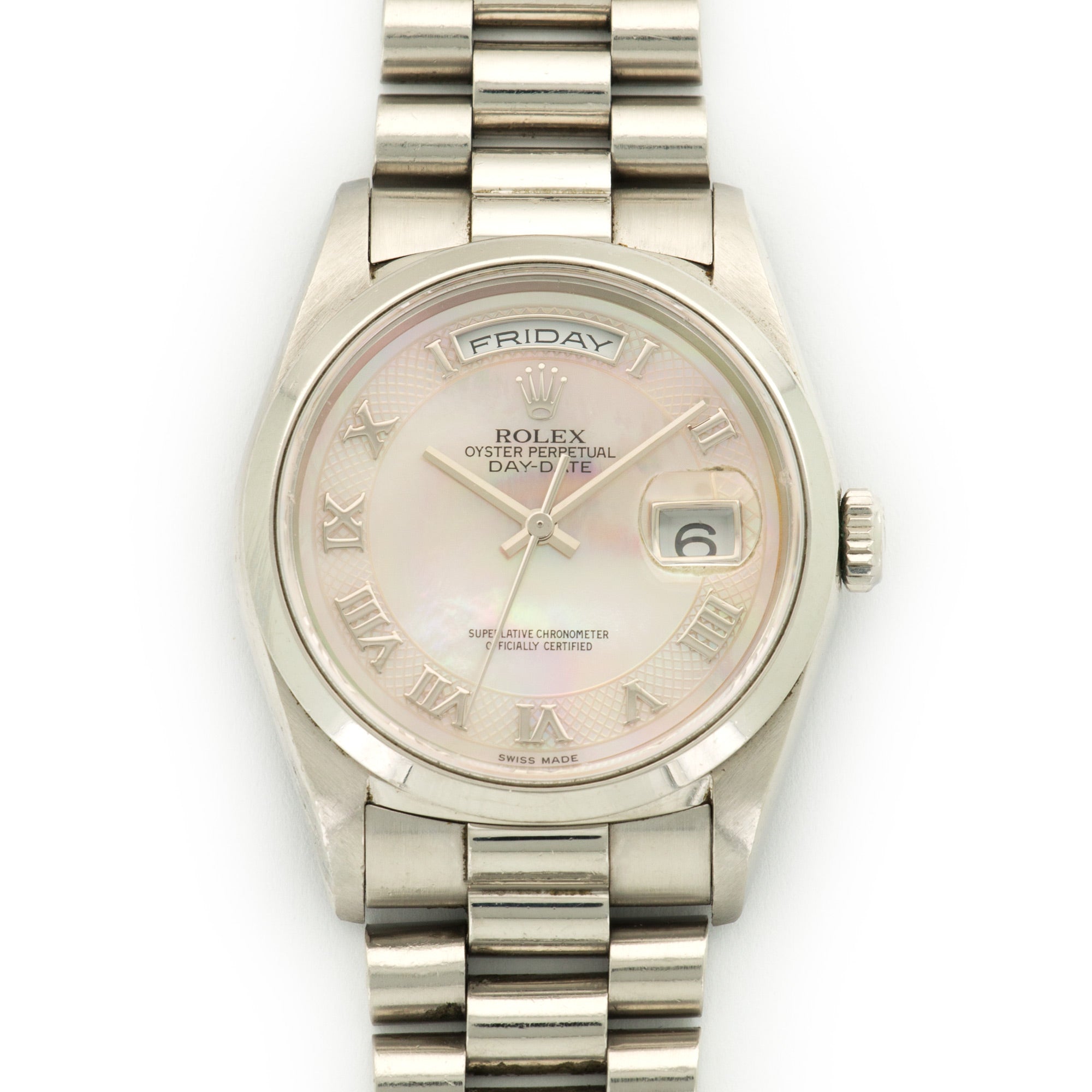 Rolex - Rolex Platinum Day-Date Mother of Pearl Watch Ref. 18206 - The Keystone Watches
