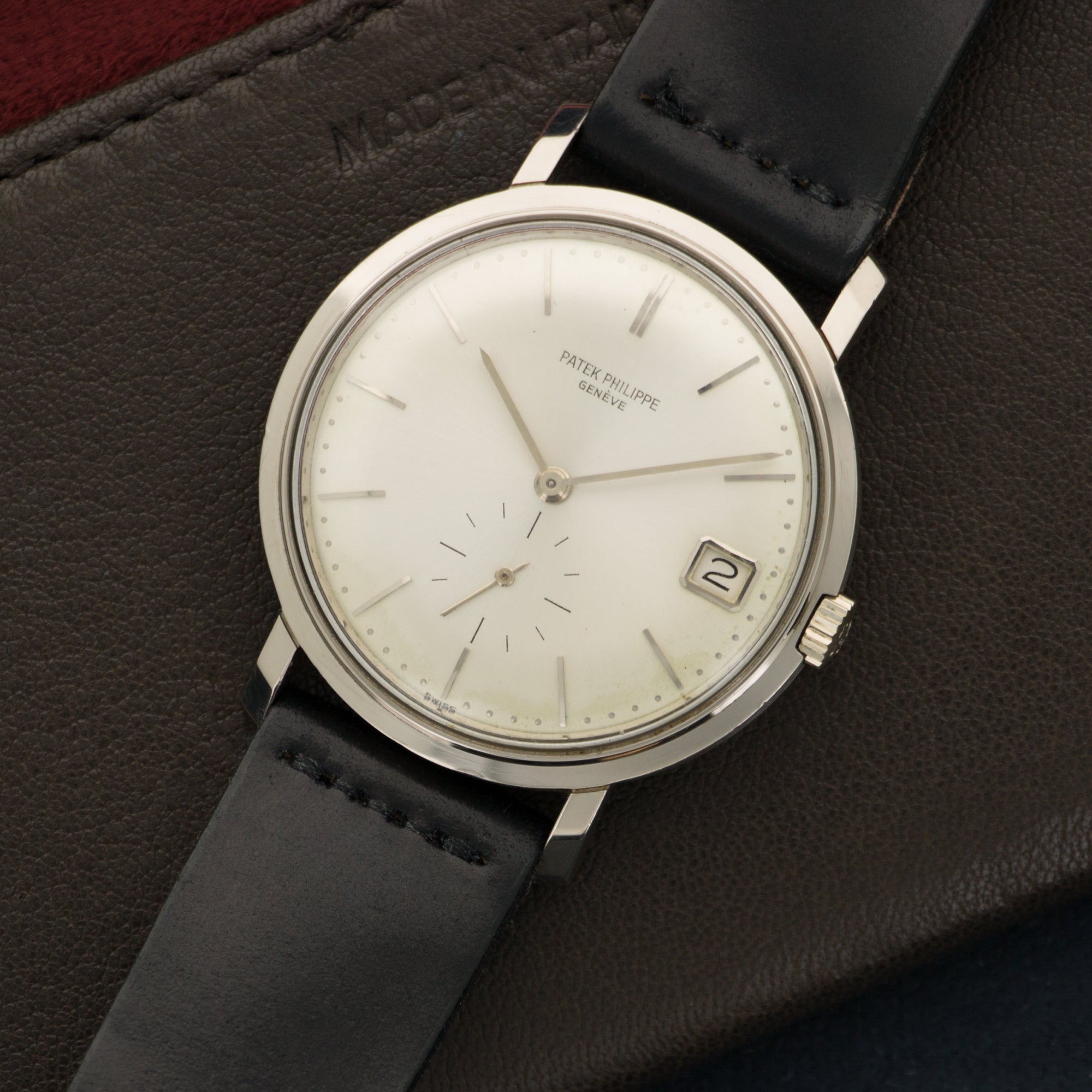 Patek Philippe - Patek Philippe White Gold Calatrava Watch Ref. 3445G - The Keystone Watches