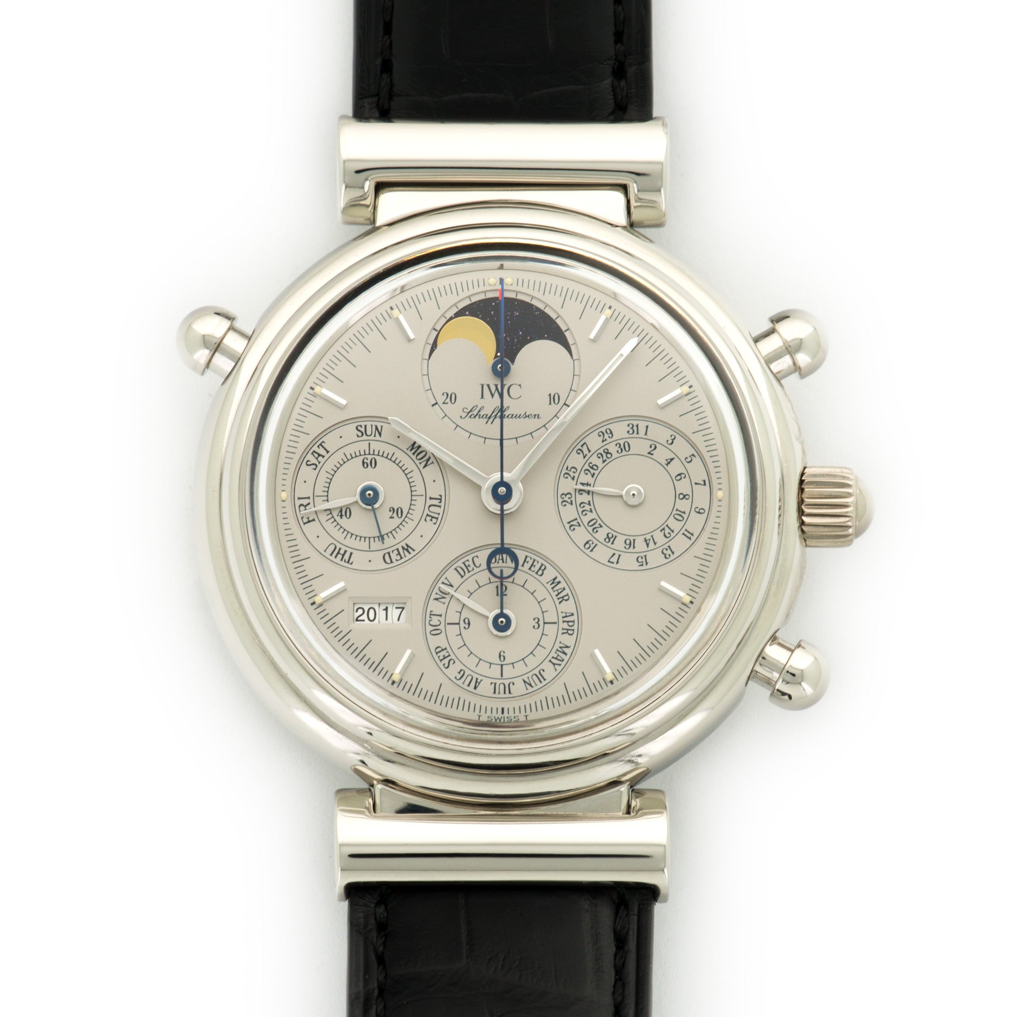 IWC - IWC Platinum Da Vinci Perpetual Calendar Split Chrono Watch Ref. 3751 - The Keystone Watches