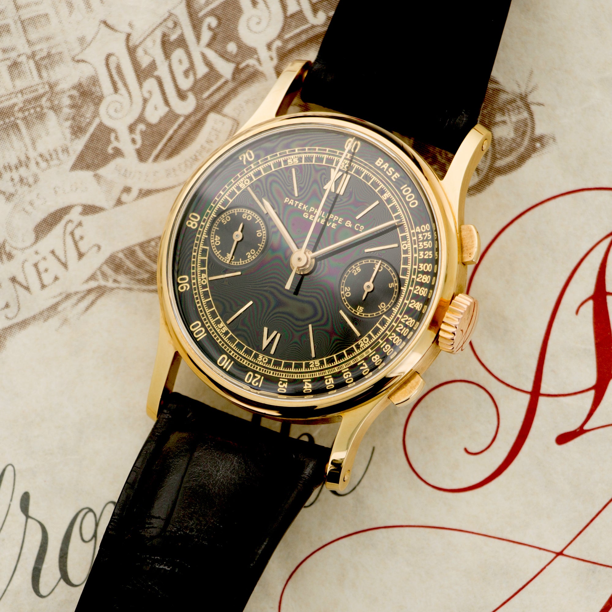 Patek Philippe - Patek Philippe Yellow Gold Chronograph Watch Ref. 130 - The Keystone Watches