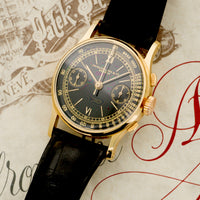 Patek Philippe Yellow Gold Chronograph Watch Ref. 130