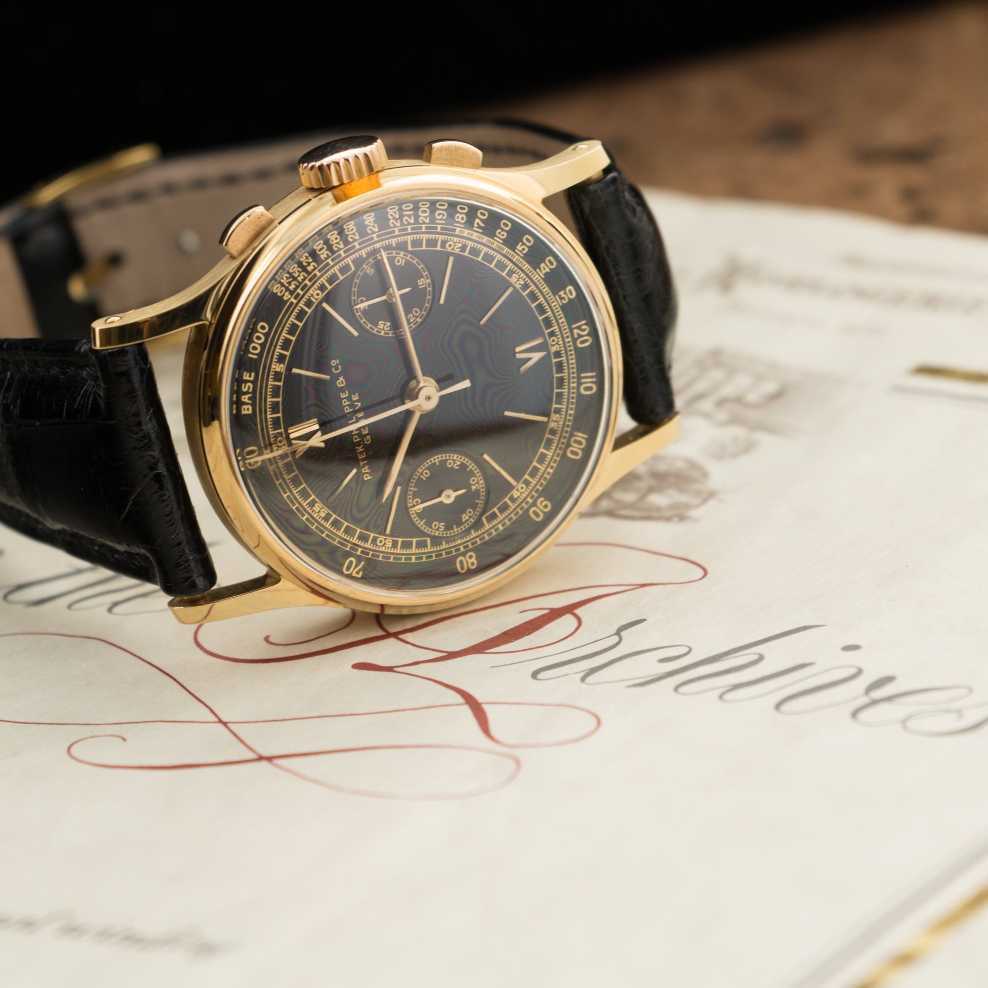 Patek Philippe - Patek Philippe Yellow Gold Chronograph Watch Ref. 130 - The Keystone Watches