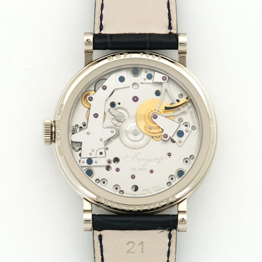 Breguet White Gold Tradition Skeleton Watch Ref. 7057