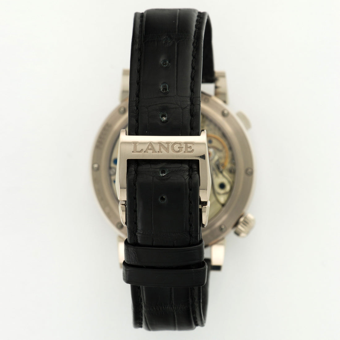 A. Lange & Sohne White Gold Zeitwerk Striking Time Watch Ref. 145.029