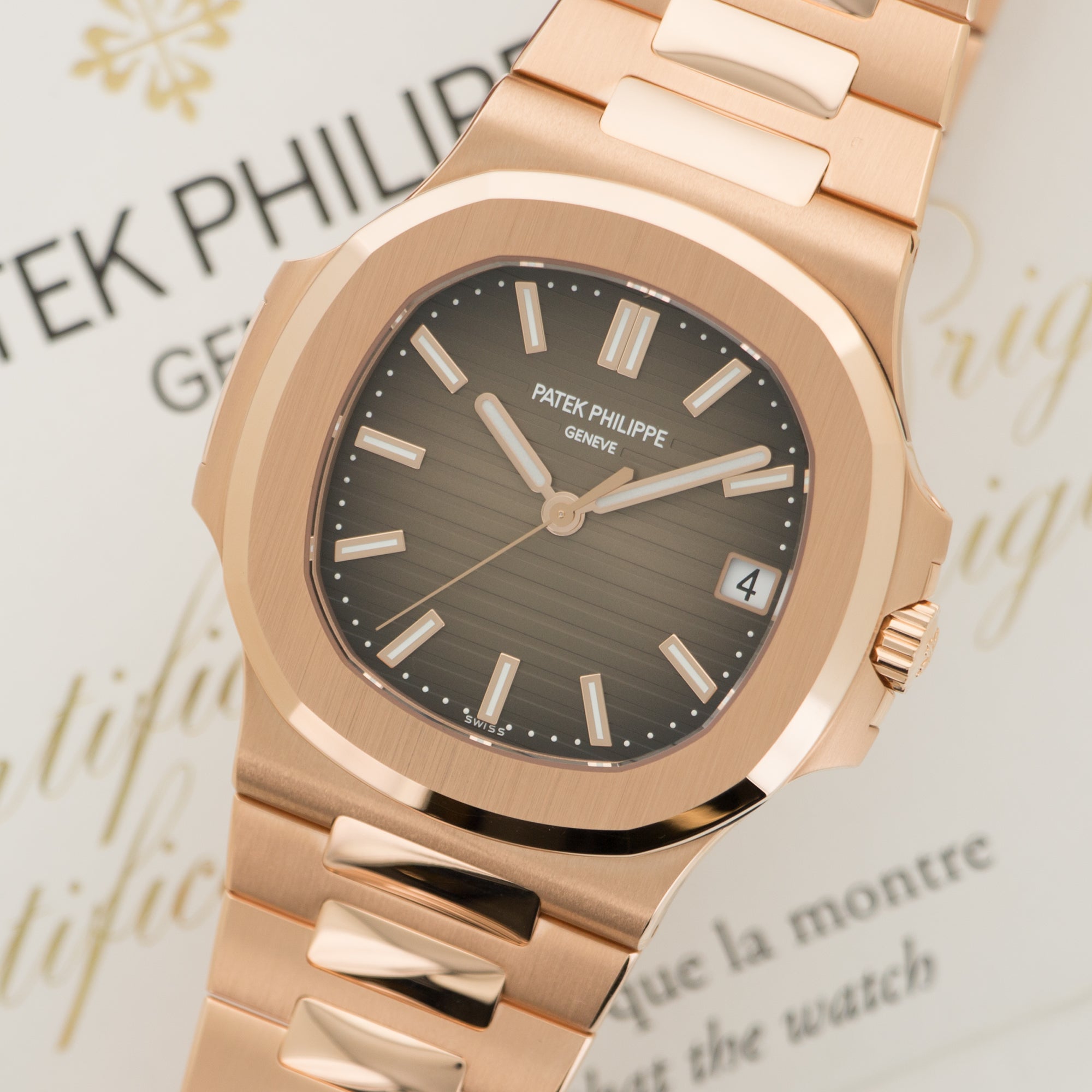 Patek Philippe - Patek Philippe Rose Gold Nautilus Watch Ref. 5711/1R - The Keystone Watches