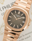 Patek Philippe - Patek Philippe Rose Gold Nautilus Watch Ref. 5711/1R - The Keystone Watches